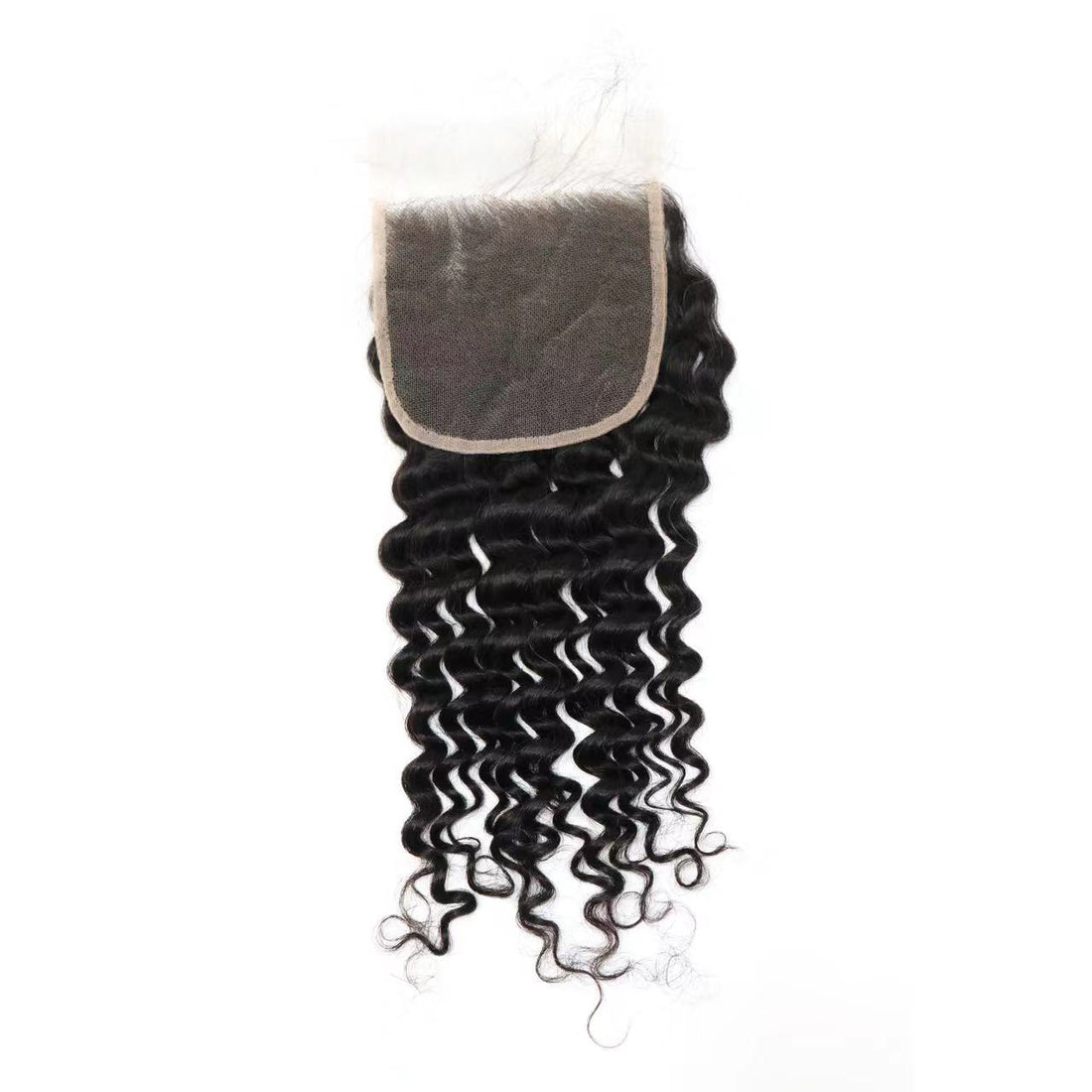 Top Virgin Deep Wave 5x5 Transparent/HD Lace Closure