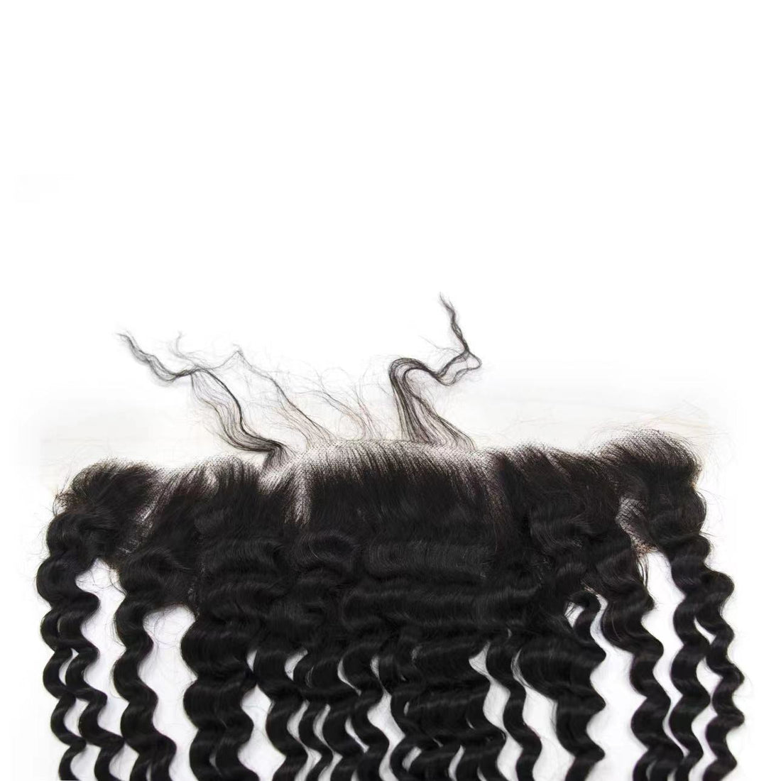 Top Virgin Deep Wave 13x4 Transparent/HD Lace Frontal