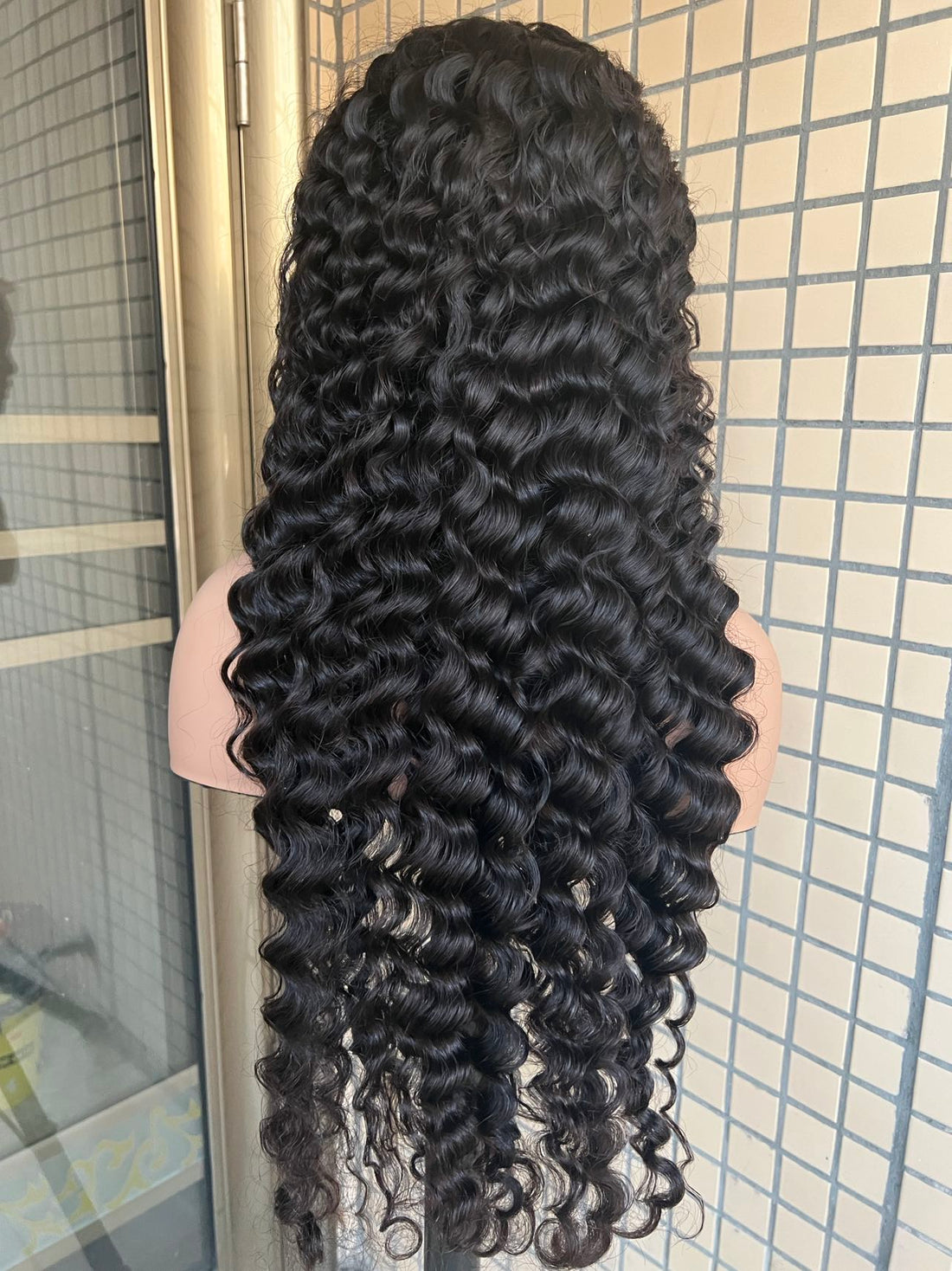 Pre-made 10A Top Virgin Deep Wave 13x4 Transparent Lace Frontal Wigs - 180% Density