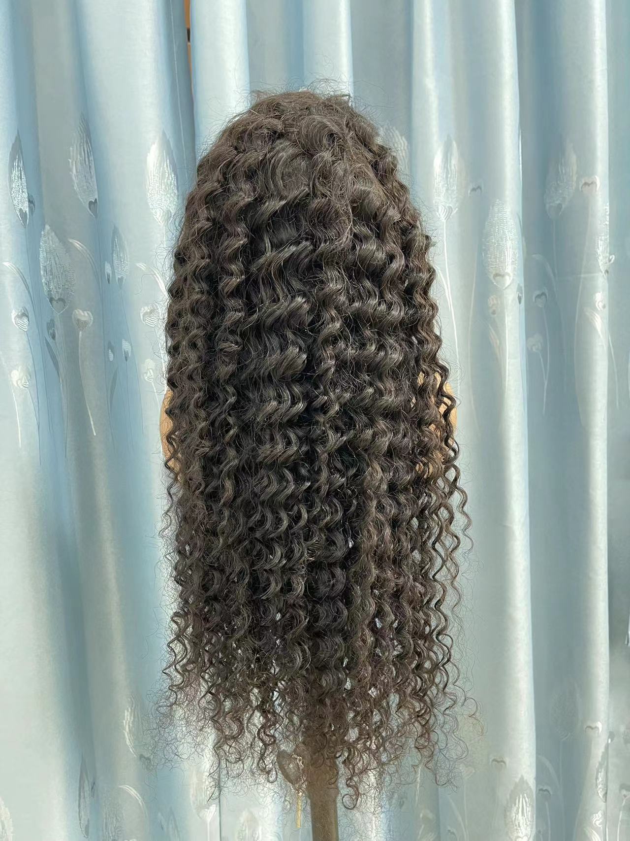 11A Top Virgin Hair Deep Wave Customized HD Frontal Lace Wig