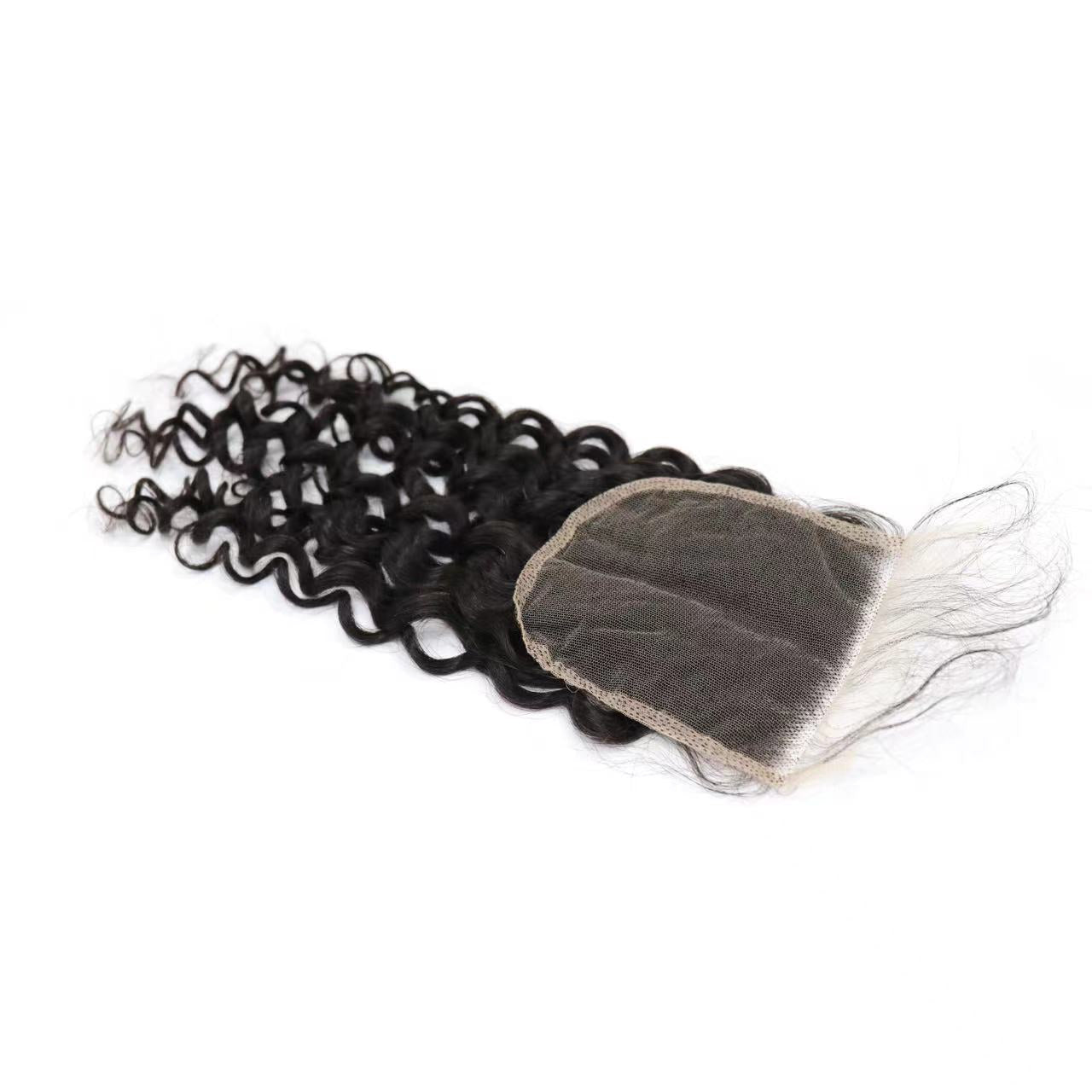 Top Virgin Italian Curly 5x5 Transparent/HD Lace Closure