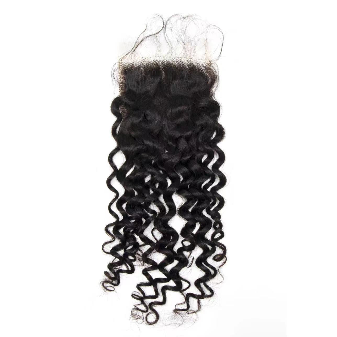 Top Virgin Italian Curly 5x5 Transparent/HD Lace Closure