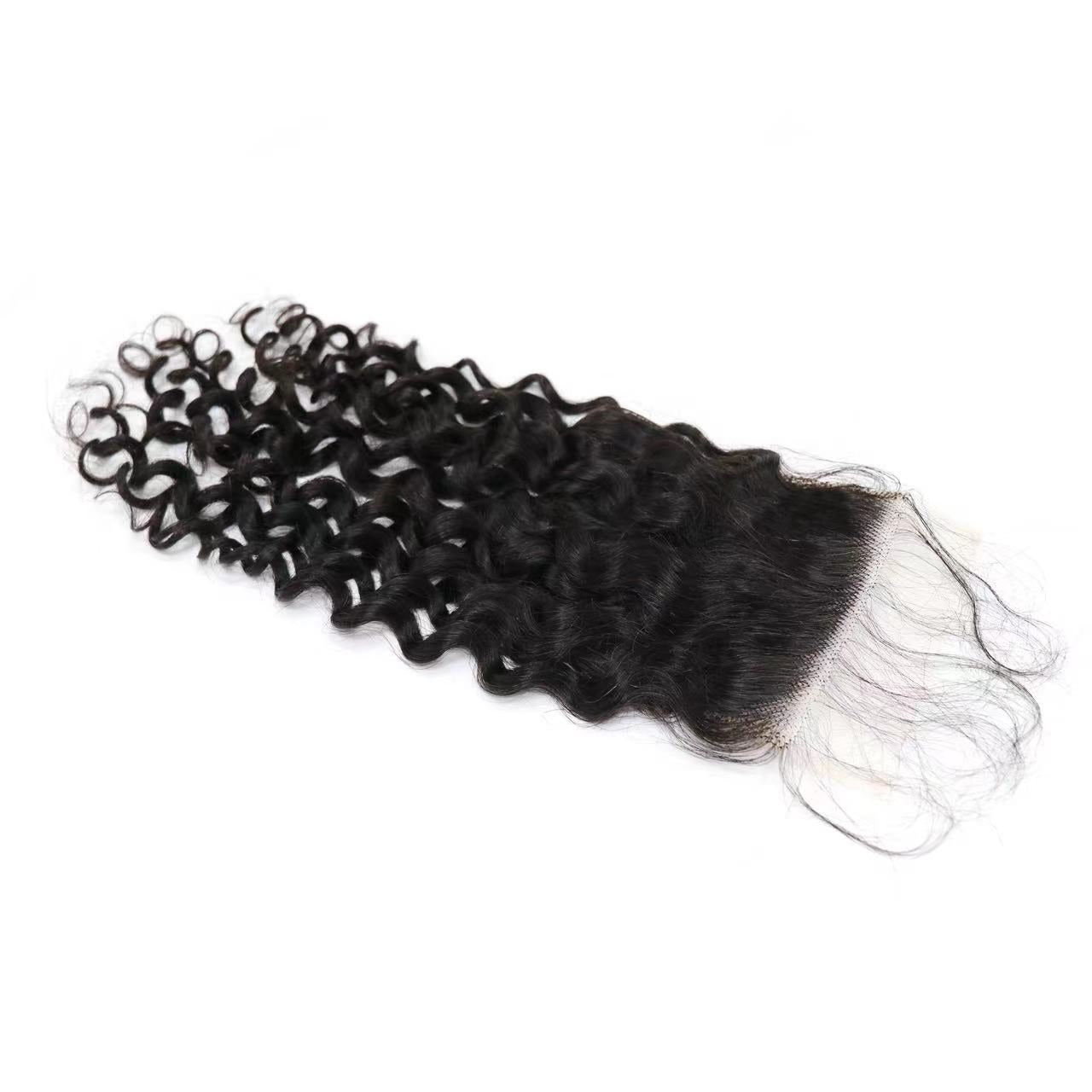 Top Virgin Italian Curly 5x5 Transparent/HD Lace Closure