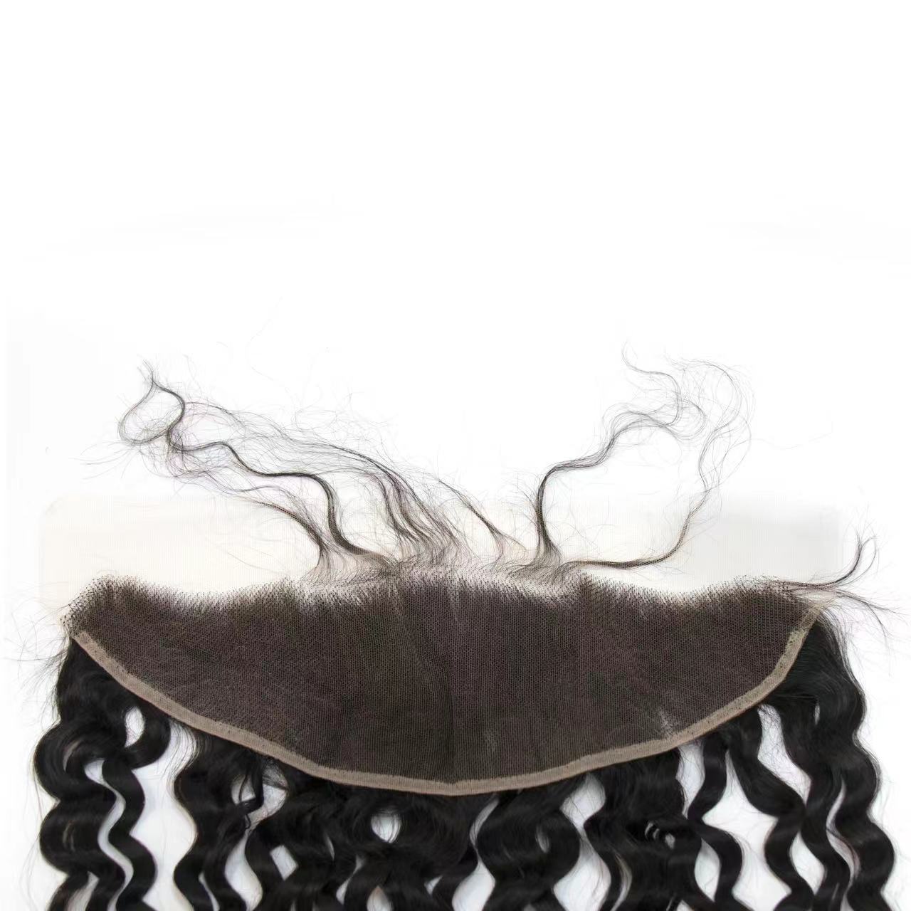 Top Virgin Italian Curly 13x4 Transparent/HD Lace Frontal