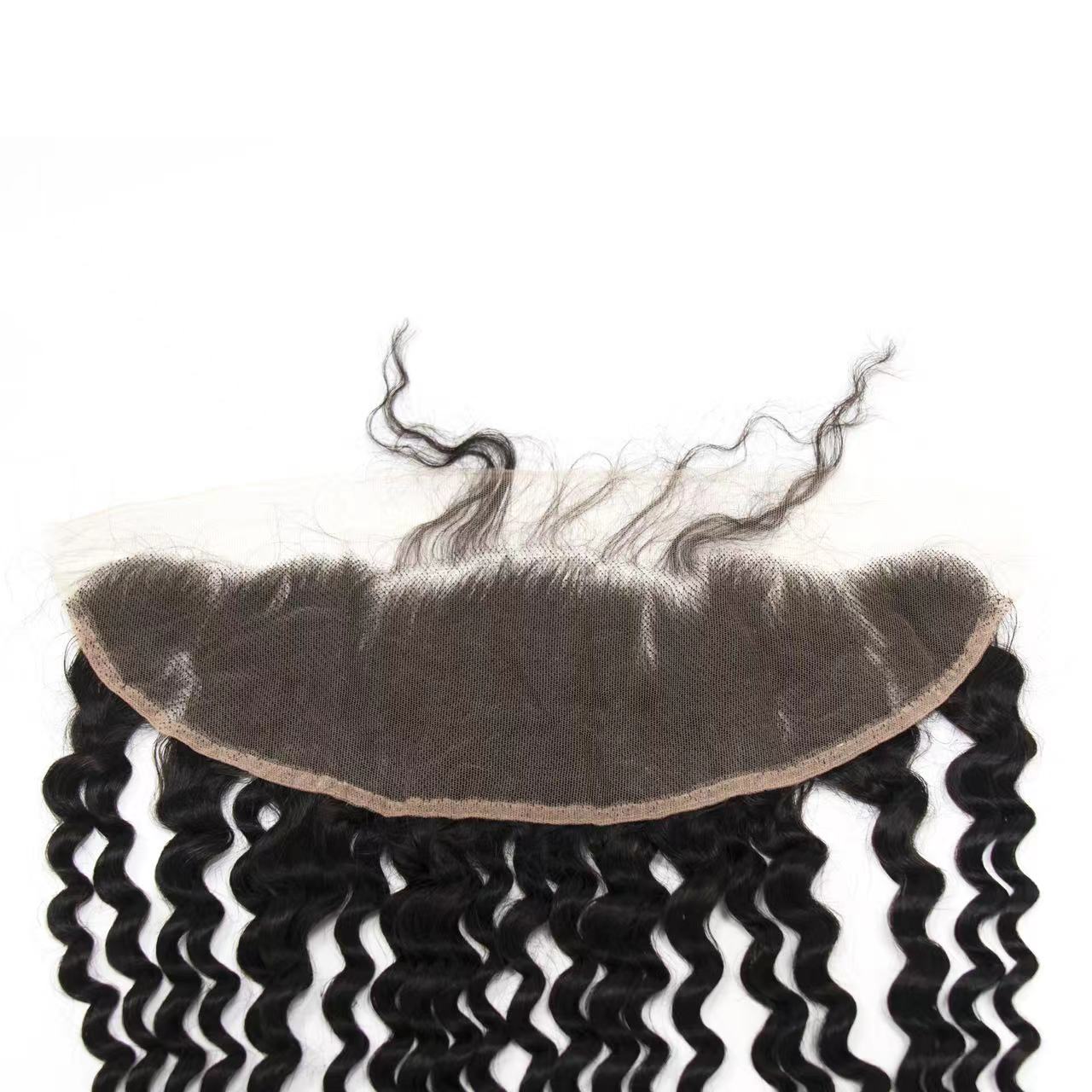 Top Virgin Italian Curly 13x4 Transparent/HD Lace Frontal