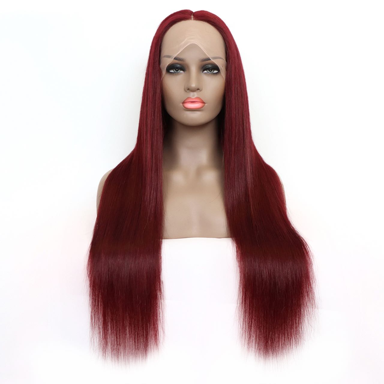 13*4 Transparent Lace Front Colored Wigs 180 Density - 