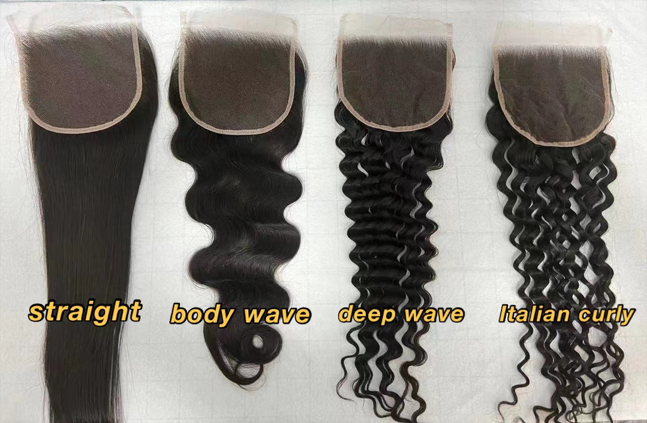 Top Virgin Straight 5x5 Transparent/HD Lace Closure
