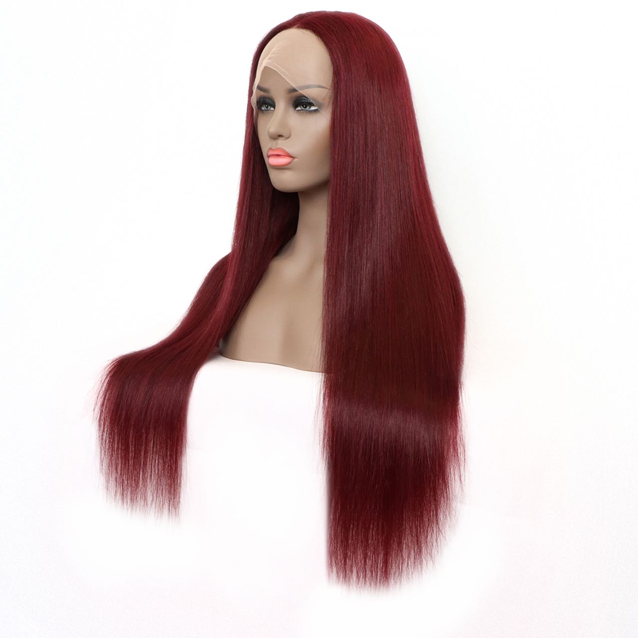 13*4 Transparent Lace Front Colored Wigs 180 Density - 