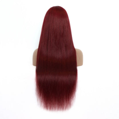 13*4 Transparent Lace Front Colored Wigs 180 Density - 
