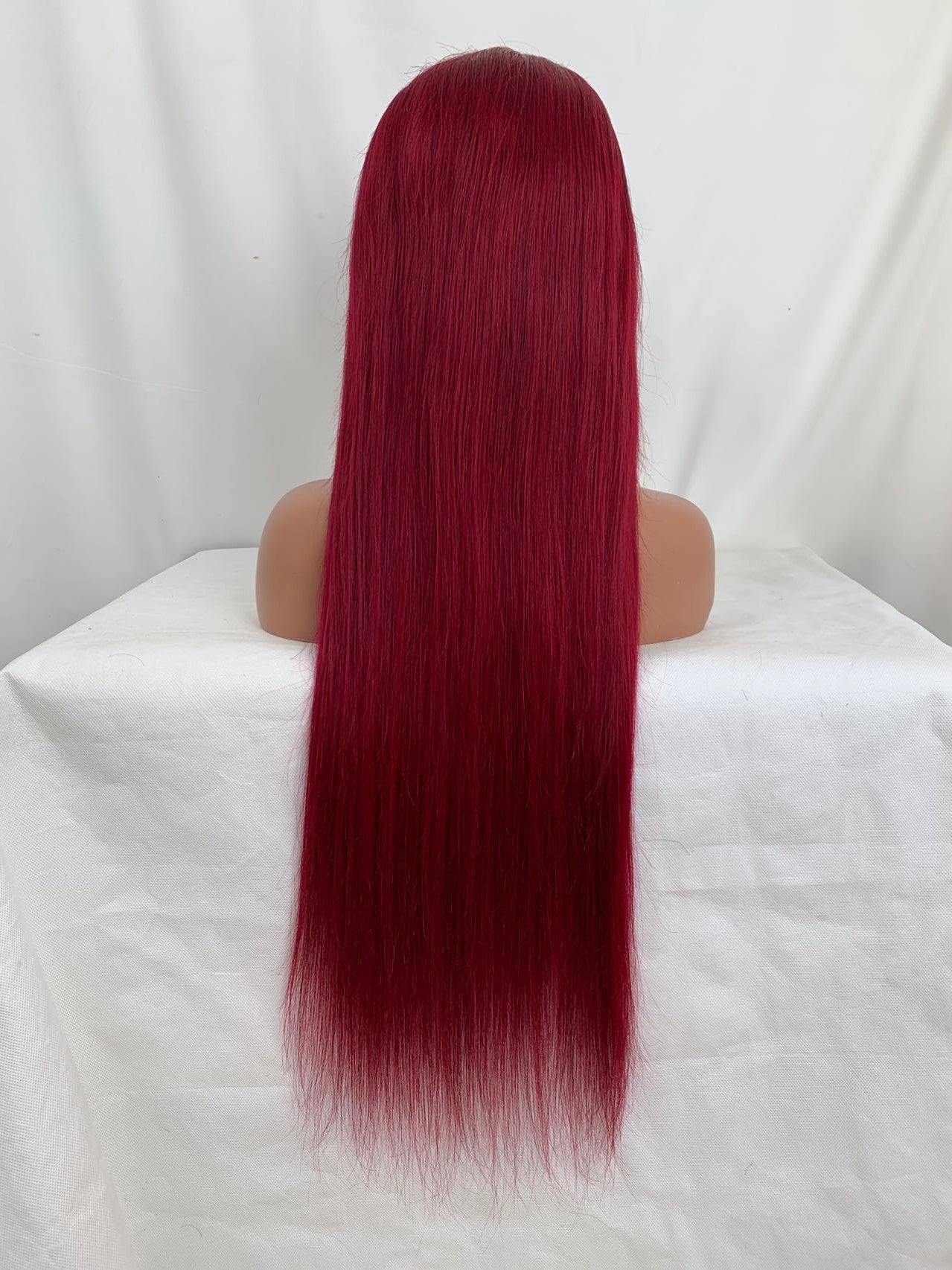 13*4 Transparent Lace Front Colored Wigs 180 Density - 
