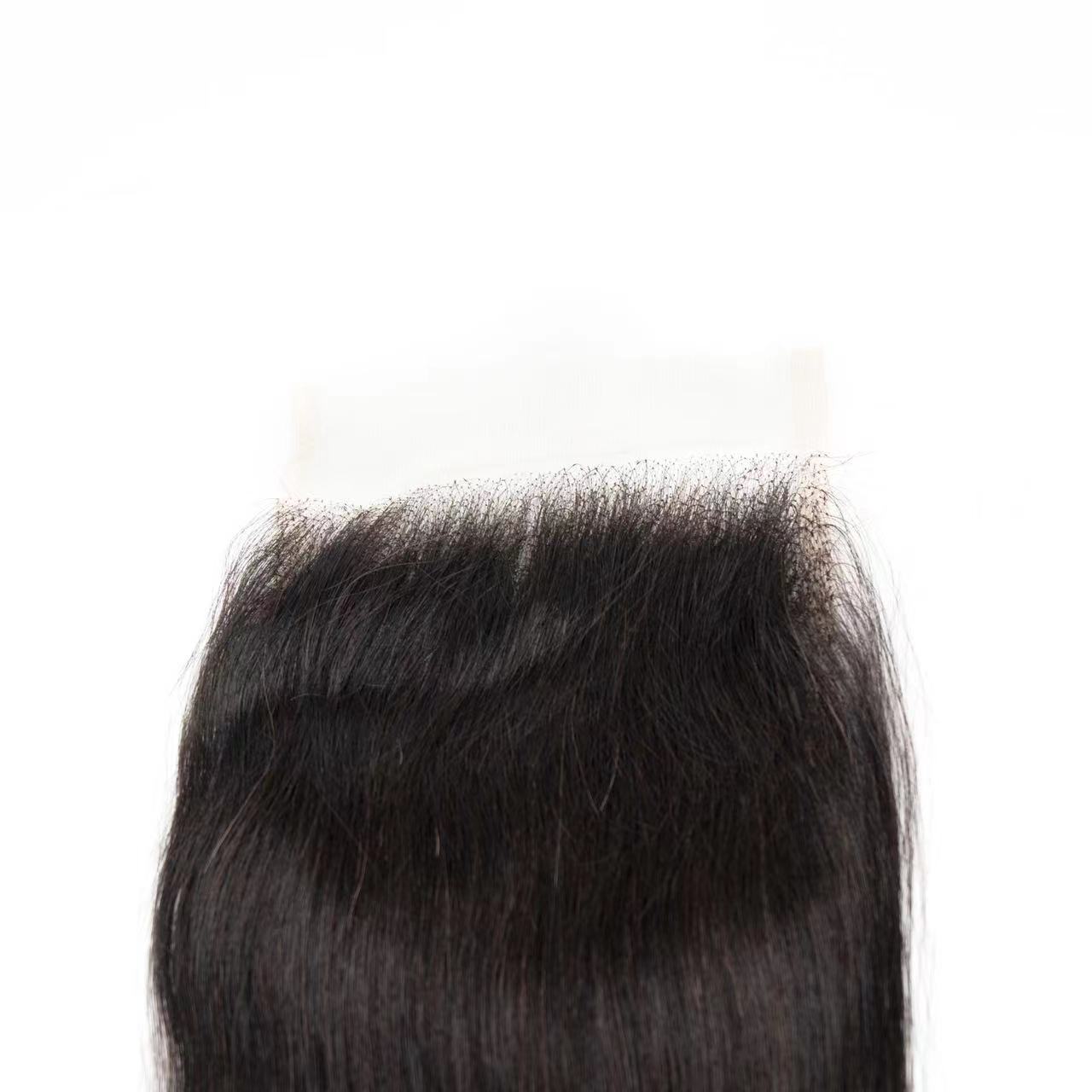 Top Virgin Straight 5x5 Transparent/HD Lace Closure