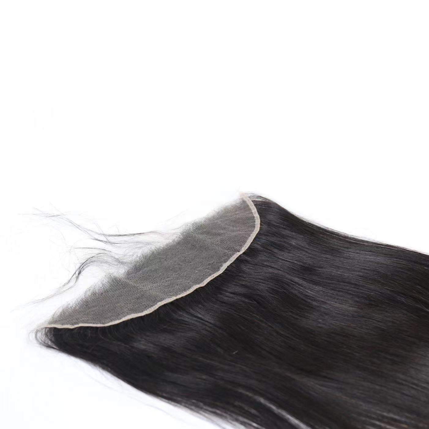 Top Virgin Straight 13x4 Transparent/HD Lace Frontal