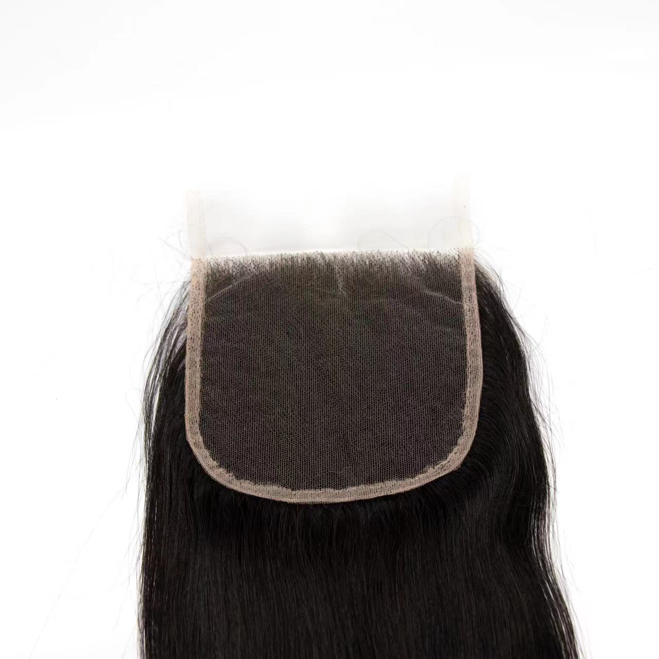 Top Virgin Straight 5x5 Transparent/HD Lace Closure