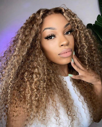 13*4 Transparent Lace Front Colored Wigs 180 Density - P4/27
